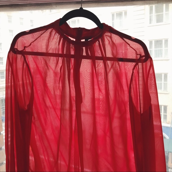 TopShop Silk Blouse - Picture 2 of 3